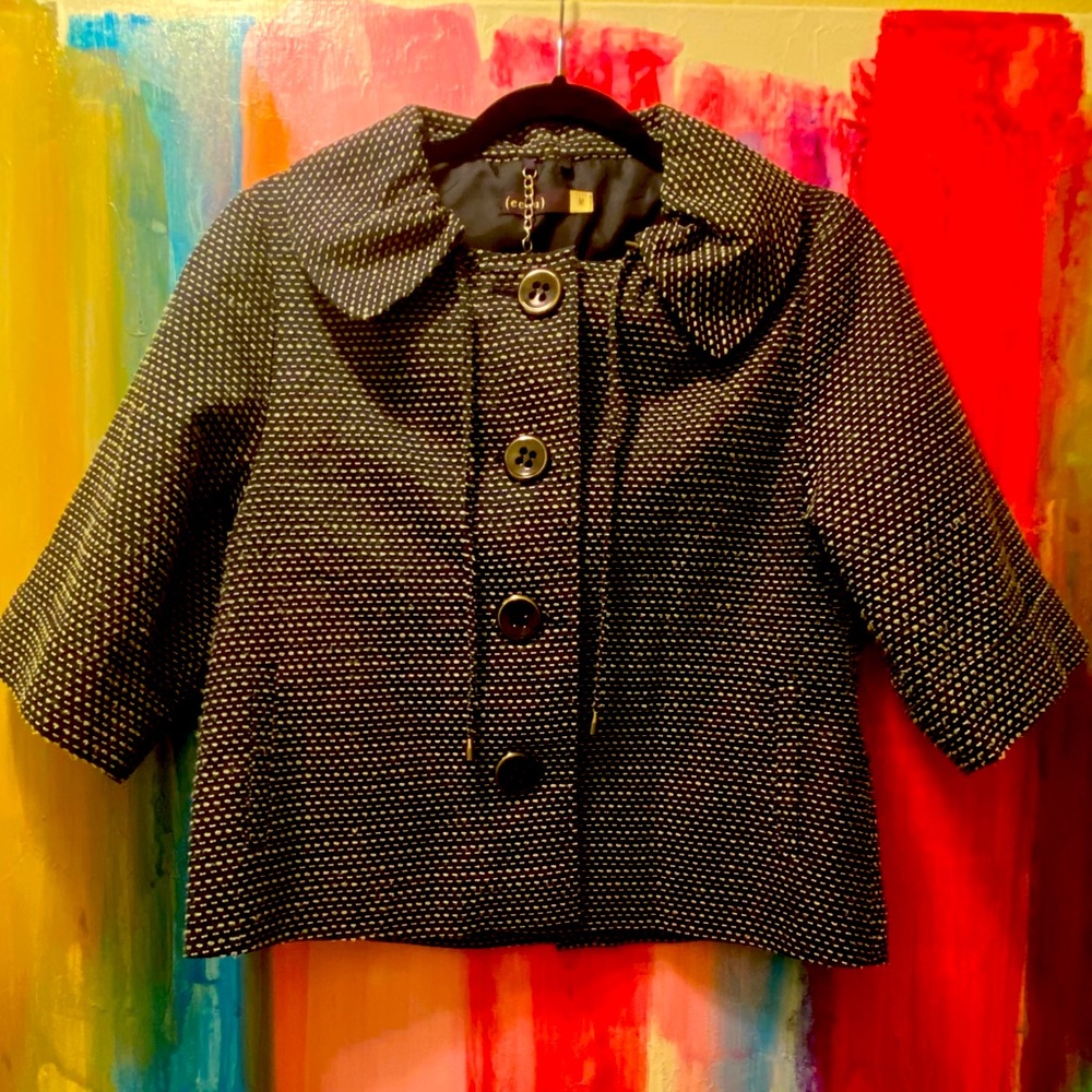 Ecru navy & white jacket